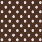 Preview: Jersey Swafing - Punkte - 1cm - Dunkelbraun